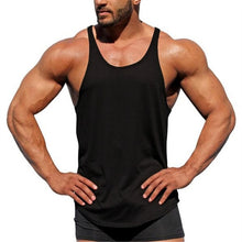 Load image into Gallery viewer, Summer Brand Cotton Sleeveless Shirt Casual Fashion Fitness Stringer Tank
