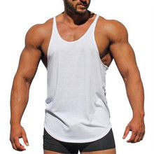 Load image into Gallery viewer, Summer Brand Cotton Sleeveless Shirt Casual Fashion Fitness Stringer Tank
