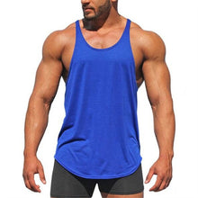 Load image into Gallery viewer, Summer Brand Cotton Sleeveless Shirt Casual Fashion Fitness Stringer Tank
