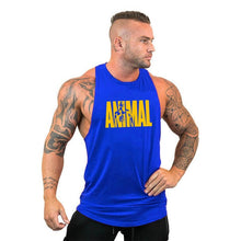 Load image into Gallery viewer, Summer Brand Cotton Sleeveless Shirt Casual Fashion Fitness Stringer Tank

